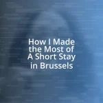 How I Made the Most of A Short Stay in Brussels